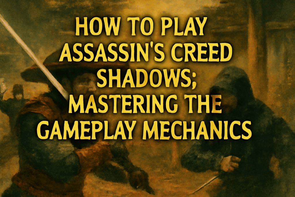 How to Play Assassin's Creed Shadows: Mastering the Gameplay Mechanics