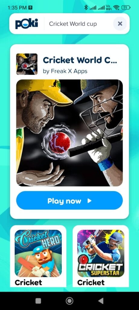 Cricket world cup play online