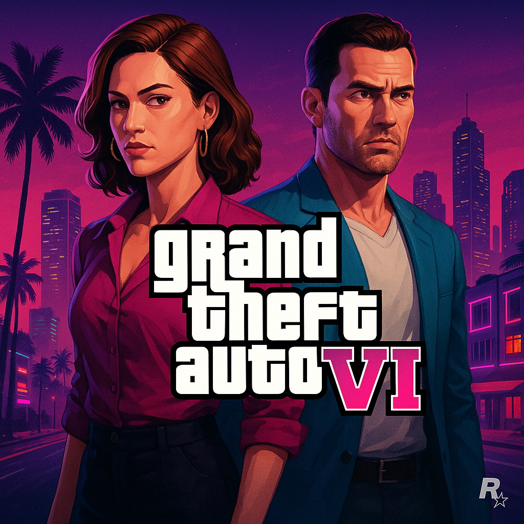 6 Vice City leaked poster with main characters