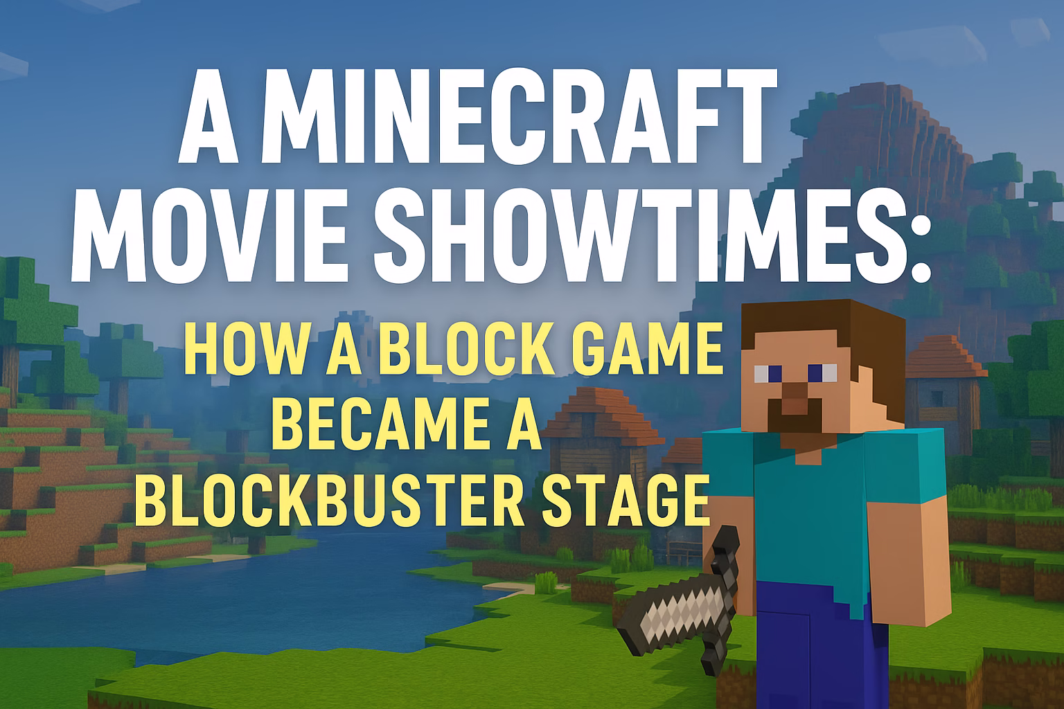 A Minecraft Movie Showtimes 2025: Cast, Plot & Download Guide