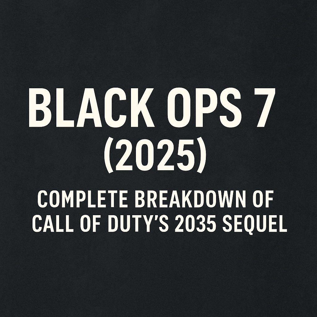"Futuristic battlefield with digital overlays and a soldier in high-tech gear, representing the psychological warfare theme of Black Ops 7 (2025)." 