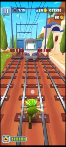 Subway Surfers swipe gestures: double swipe and jump cancel demo