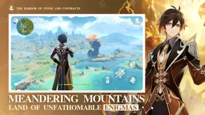 Preload screen for Genshin Impact Version 6.0 update 