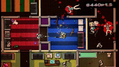 Hotline Miami version 1.5.2 android top-down shooter action