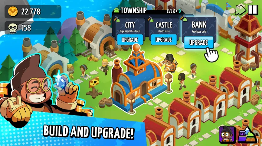 Vampirio strategy action mobile game with traps and vampire waves