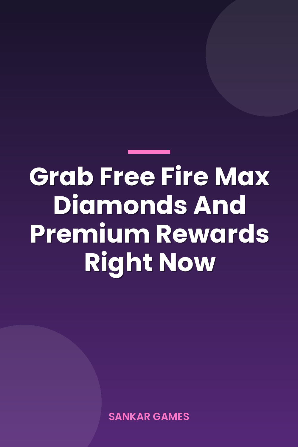 Grab Free Fire Max Diamonds And Premium Rewards Right Now