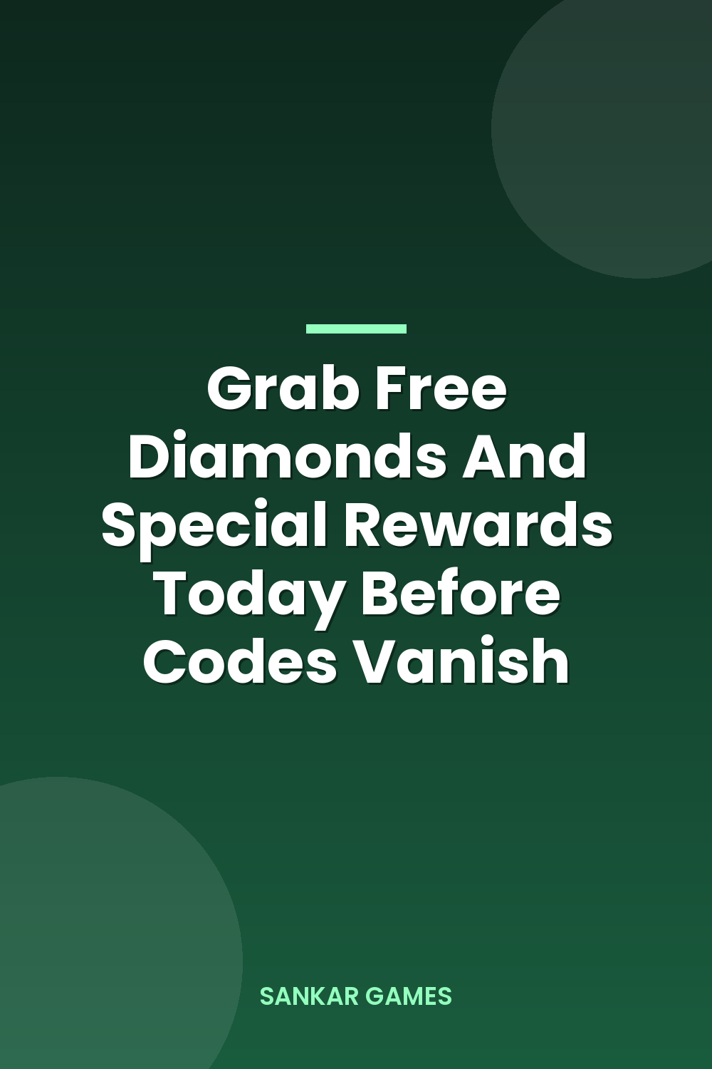 Grab Free Diamonds And Special Rewards Today Before Codes Vanish